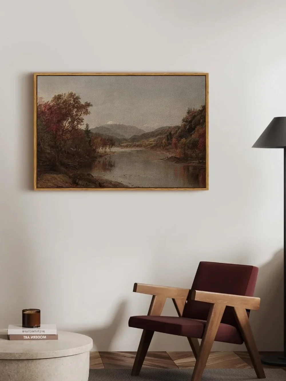 Vintage Framed Canvas Wall Art 24x36